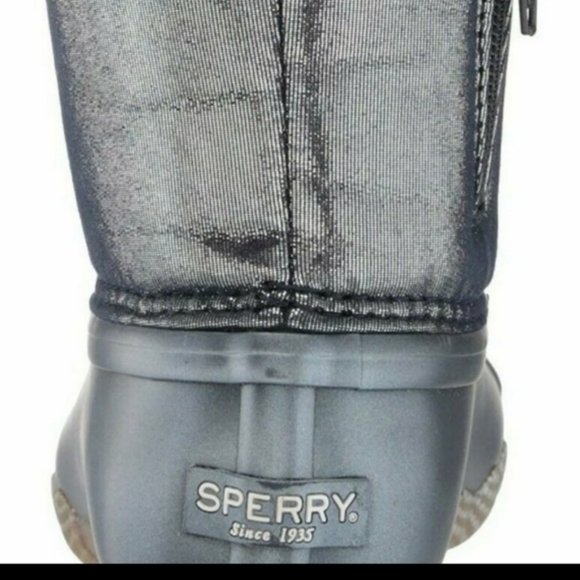 Sperry Toddler Girls Saltwater Rain Boot Size 9M - Picture 7 of 8